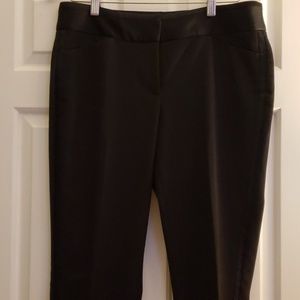 Black tuxedo style pants